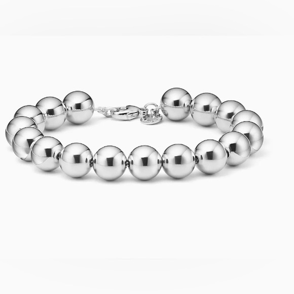Ball Bracelet in Silver, 10 mm ✨🩶 - Picture 5 of 5